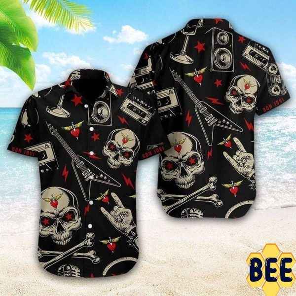 Bon Jovi Band Trending Hawaiian Shirt-1
