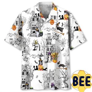 Border Collie Halloween Hawaiian Shirt-1