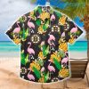 Boston Bruins Hawaiian Shirt Flamingo Tropical Flower Bruins Gift