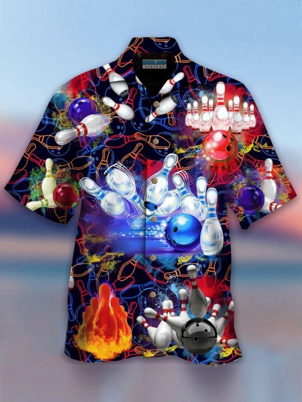 Bowling 3d All Over Printed Hawaiian Shirts