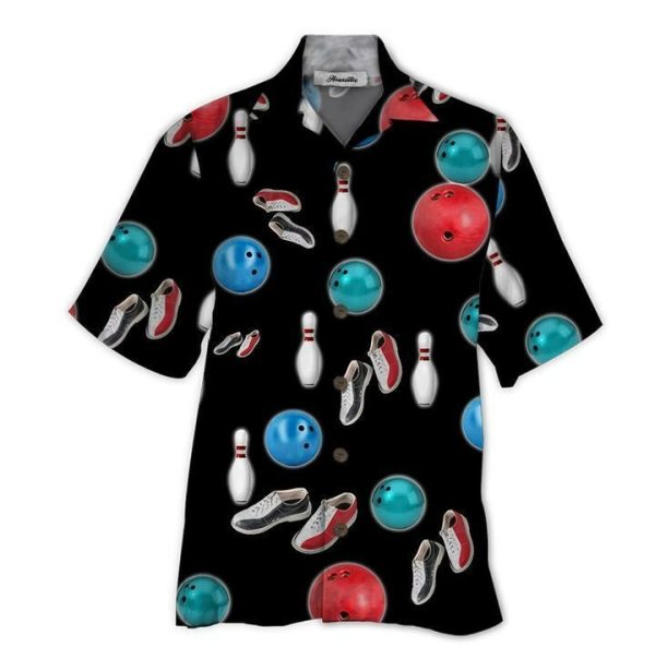 Bowling All Over Printed Hawaiian Shirt-1