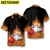 Bowling Flame Bowling In Fire Trending Hawaiian Shirt-1