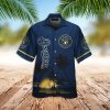 Brewers Hawaiian Shirt Blue Tropical Island Sunset Hawaiian Shirt