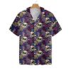 Bright Magic Psychedelic Mushrooms And Skulls Hawaiian Shirt-1