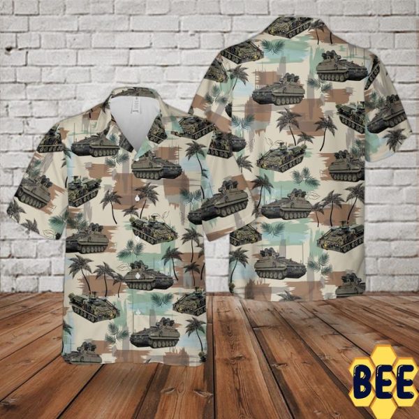 Bristish Army Alvis Stormer Hvm Combat Vehicle Trending Hawaiian Shirt-1