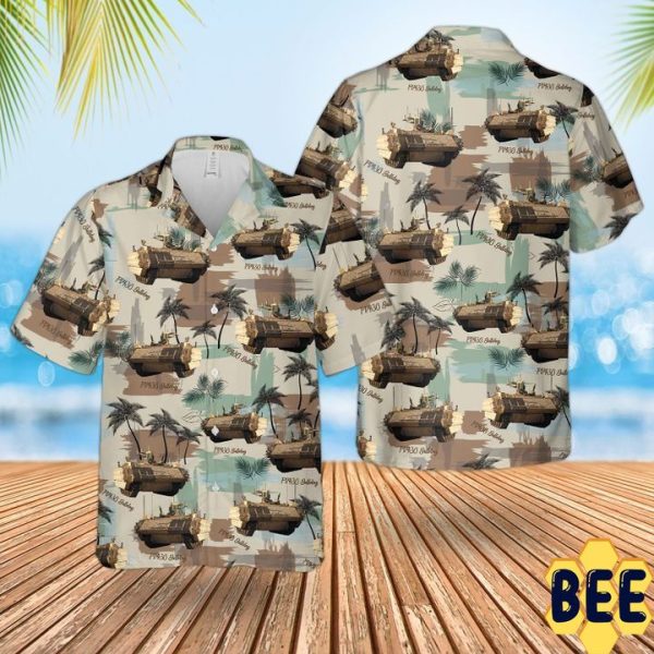 Bristish Army Bulldog Fv430 Combat Vehicle Trending Hawaiian Shirt-1
