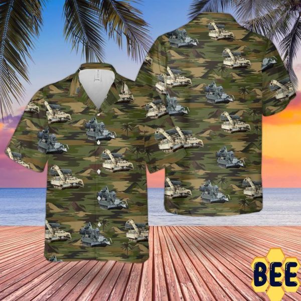 Bristish Army Trojan Assault Breacher Vehicle Trending Hawaiian Shirt-1