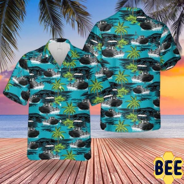 British Army Combat Support Boat Trending Hawaiian Shirt-1