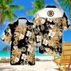 Bruins Hawaiian Shirt Tropical Flower Palm Leaf Boston Bruins Gift