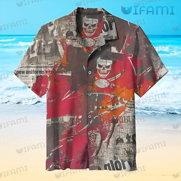 Buccaneers Hawaiian Shirt Newspaper Logo Tampa Bay Buccaneers Gift