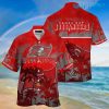 Buccaneers Hawaiian Shirt Red Coconut Tree Tampa Bay Buccaneers Gift