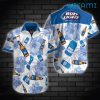Bud Light Hibiscus Floral Hawaiian Shirt Beer Lovers Gift