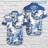 Bud Light Tropical Floral Hawaiian Shirt Hibiscus Beer Lovers Gift