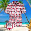 Budweiser Button Up Shirt Label Pattern Budweiser Beer Lovers Gift