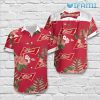 Budweiser Hawaiian Shirt Tropical Hibiscus Beer Lovers Gift
