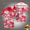 Budweiser Tropical Flower Trending Hawaiian Shirt-1