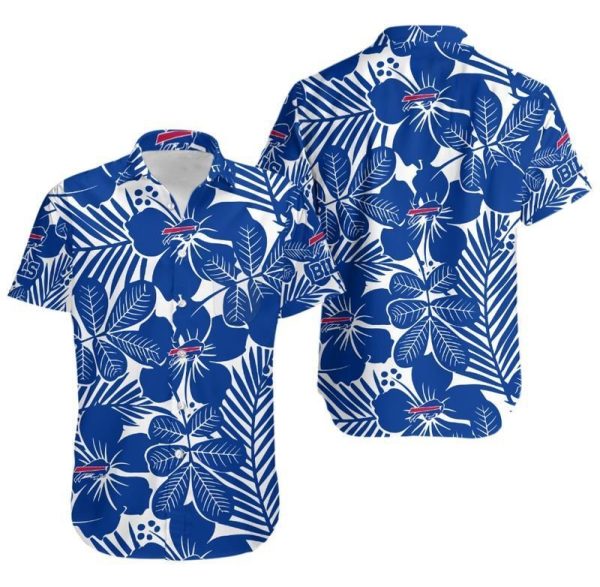 Buffalo Bills Flower Hawaiian Shirt For Fans-1
