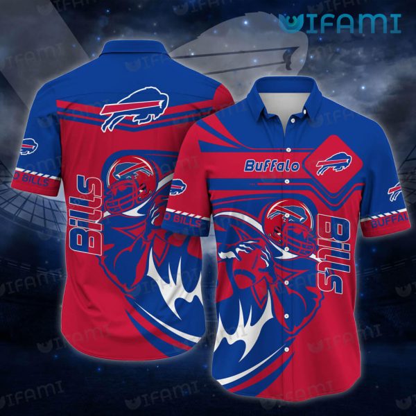 Buffalo Bills Hawaiian Shirt Blue And Red Buffalo Bills Gift