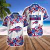 Buffalo Bills Hawaiian Shirt Blue Flower Pink Palm Leaves Buffalo Bills Gift