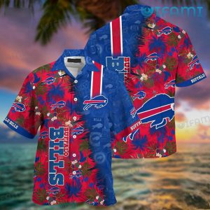 Buffalo Bills Hawaiian Shirt Coconut Pattern Logo Buffalo Bills Gift