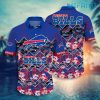 Buffalo Bills Hawaiian Shirt Flower Ziczac Pattern Unique Buffalo Bills Gift