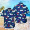 Buffalo Bills Hawaiian Shirt Hibiscus Palm Leaves Blue Buffalo Bills Gift