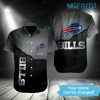 Buffalo Bills Hawaiian Shirt Honeycomb Pattern Personalized Buffalo Bills Gift For Men