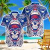 Buffalo Bills Hawaiian Shirt Pharaoh Skull Wolf Flower Buffalo Bills Gift