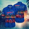 Buffalo Bills Hawaiian Shirt Pineapple Guitar Tropical Palm Leaves Buffalo Bills Gift