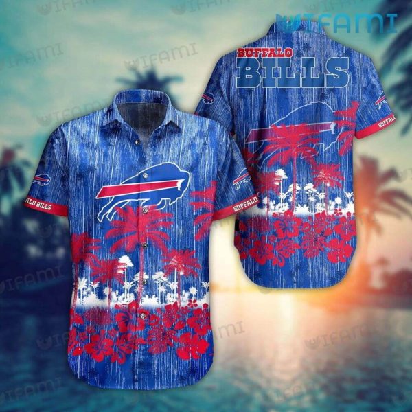 Buffalo Bills Hawaiian Shirt Red Coconut Hibiscus Buffalo Bills Gift