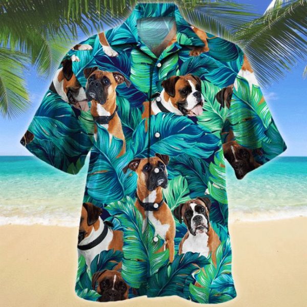 Bulldog Lover Print Hawaiian Shirt-1
