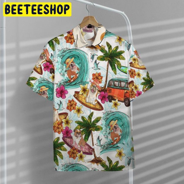 Bulldog Trending Hawaiian Shirt-1