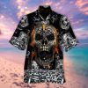 Bullet Skull Halloween Hawaiian Shirt For Men Women Adult