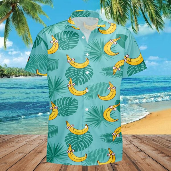 Bunch Of Banana Pattern Hawaiian Shirt-1