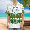 Busch Light Hawaiian Shirt Monstera Pineapple Beer Lovers Gift
