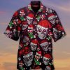 Buy Bling Skull And Wine Hawaiian Aloha Shirt