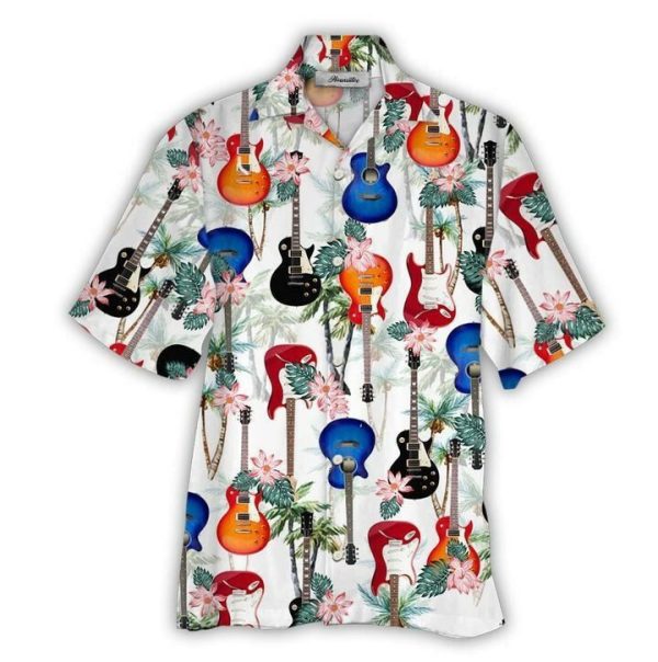 Buy Guitar Hawaiian Shirt