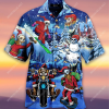 Buy Merry Chrismas With Skull Unisex Hawaiian Shirt-