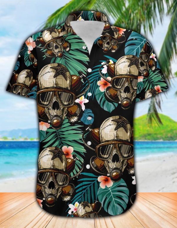 Buy Skull Diving – Hawaiian Shirts