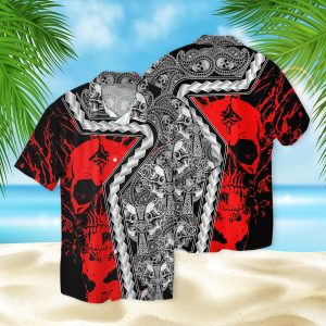 Buy Skull Pattern 3d Hawaiian Shirt