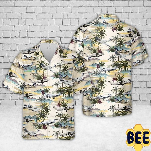 C-12 Huron Army Aviation Aircraft Trending Hawaiian Shirt-1