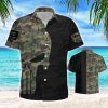 Camo Jeep Skull Black Unisex Hawaiian Shirts