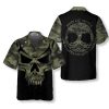 Camouflage Skull Viking Hawaiian Shirt Son Of Odin Viking Shirt
