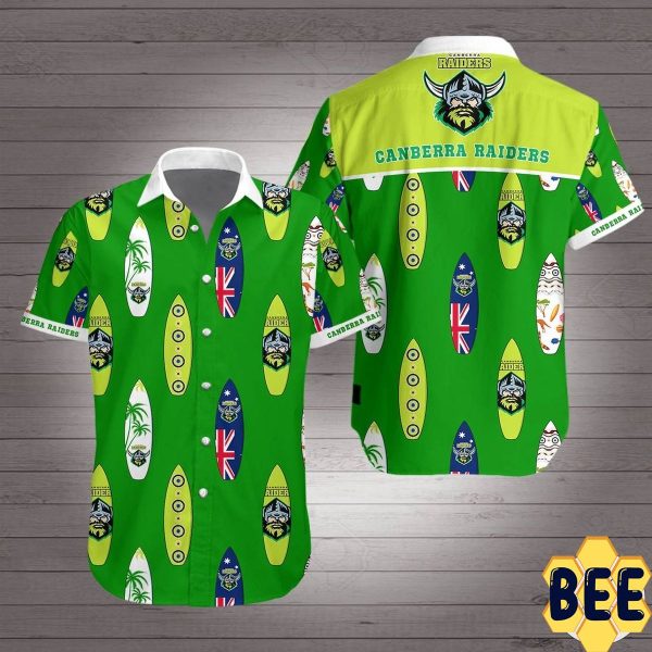 Canberra Raiders Trending Hawaiian Shirt-1
