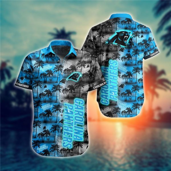 Carolina Panthers Hawaiian Shirts flower gift for summer 2022