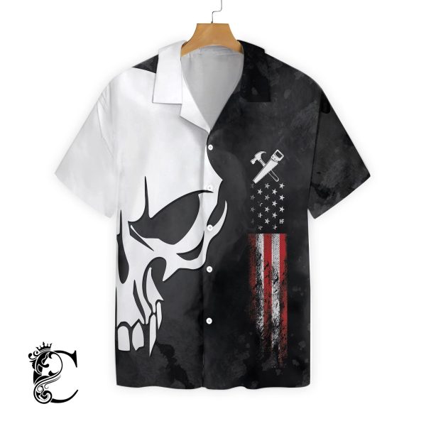 Carpenter Proud Skull 4 Ez12 0403 Hawaiian Shirt