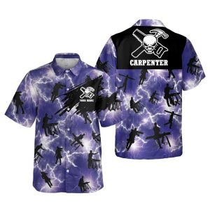 Carpenter Storm Personalized Hawaiian Shirt