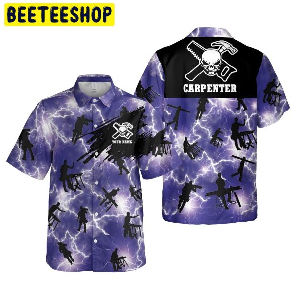 Carpenter Storm Personalized Trending Hawaiian Shirt-1