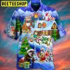 Cat Is Family Christmas Unisex Trending Hawaiian Shirt-1