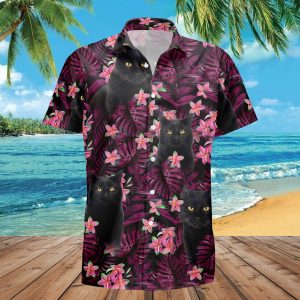 Cat Lover Hawaii Shirt-1